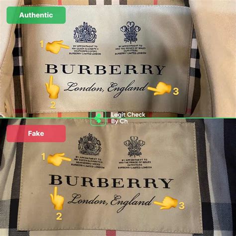 how to spot fake burberry trench coat|authenticate Burberry item.